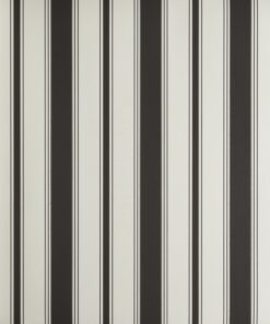 Tapeta Cole & Son Festival Stripes 96/1002 Cambridge Stripe biała w czarne pasy