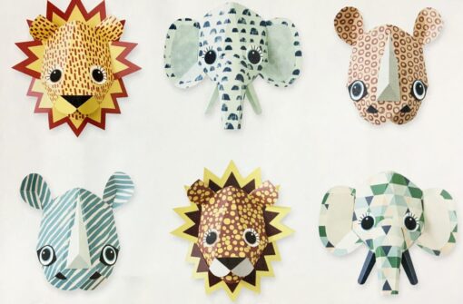 Tapeta Studio Ditte Wild Animals 15444 Cool kolorowe zwierzęta